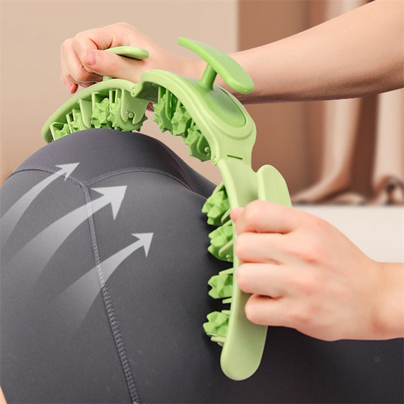 Manual Massager Roller – Waist & Leg Fitness Tool