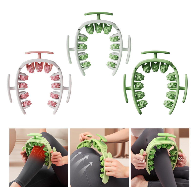 Manual Massager Roller – Waist & Leg Fitness Tool