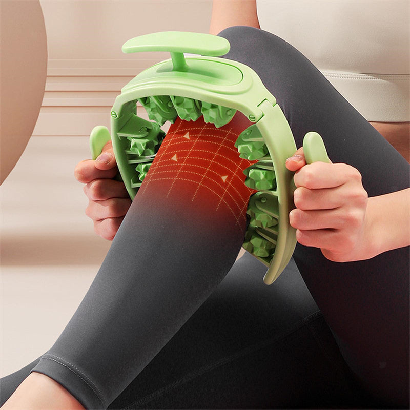 Manual Massager Roller – Waist & Leg Fitness Tool