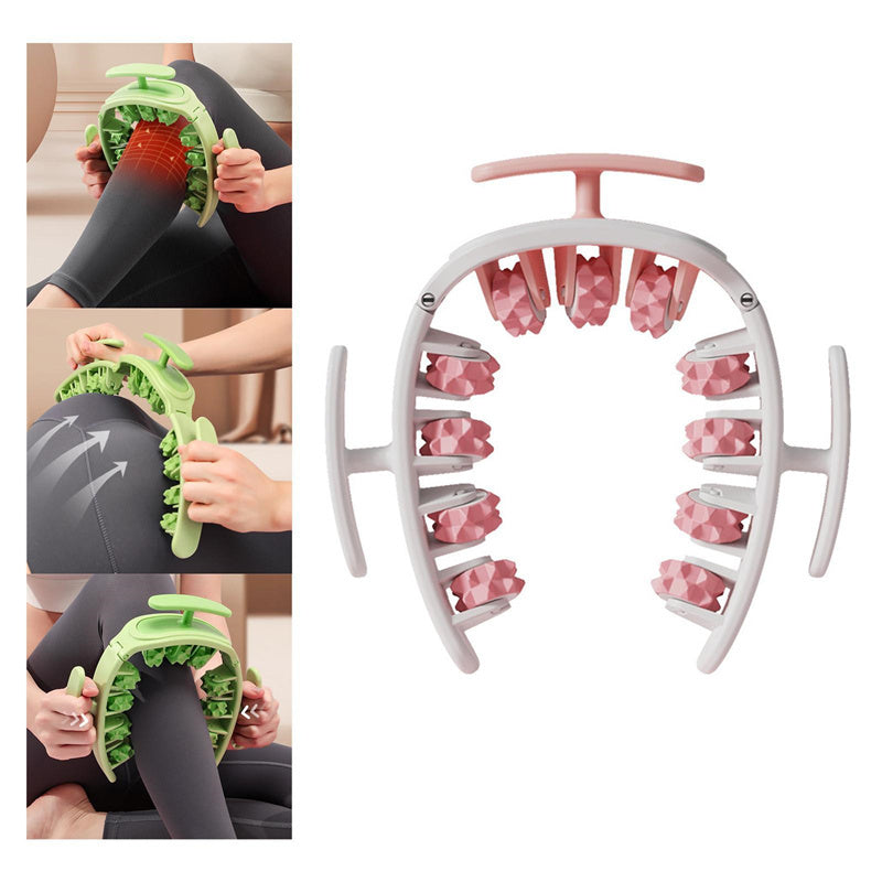 Manual Massager Roller – Waist & Leg Fitness Tool