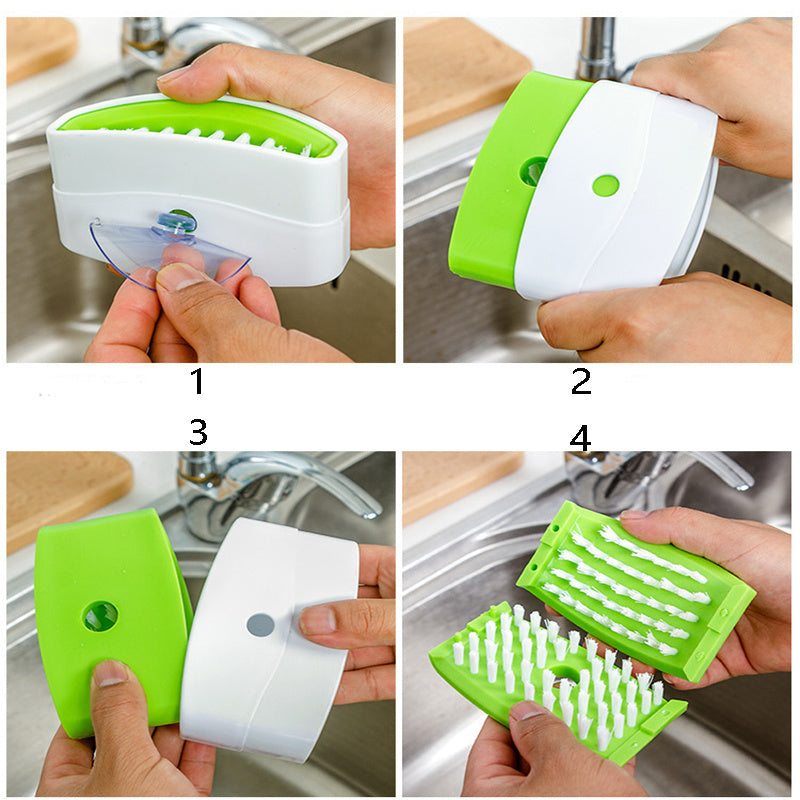 Kitchen Cleaning Brush – Suction Cup